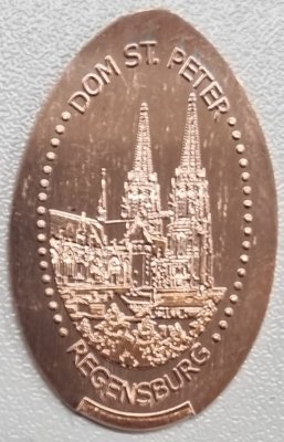 Souvenirmünze – Motiv von Münzautomat Regensburg "Wundertüte" (Regensburg)