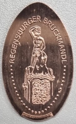 Souvenirmünze – Motiv von Münzautomat Regensburg "Wundertüte" (Regensburg)