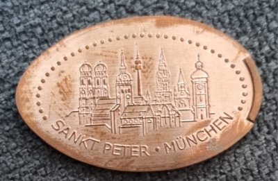 Souvenirmünze – Motiv von Münzautomat Alter Peter Automat 1 (München)