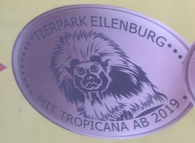Souvenirmünze – Motiv von Münzautomat Eilenburger Tierpark (Eilenburg)