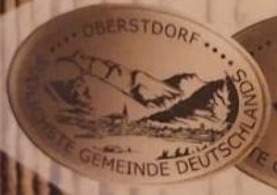 Souvenirmünze – Motiv von Münzautomat Pur Olio 1921 (Oberstdorf)