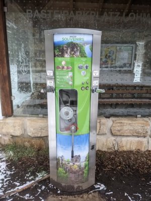 Münzautomat Bushaltestelle Bastei in Rathen – Titelbild